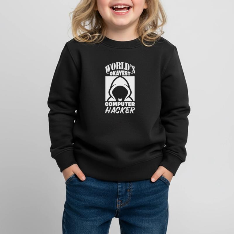Hacker Coder Computerfreak Nerd Hacking Geschenk Kinder Premium Organic Sweatshirt