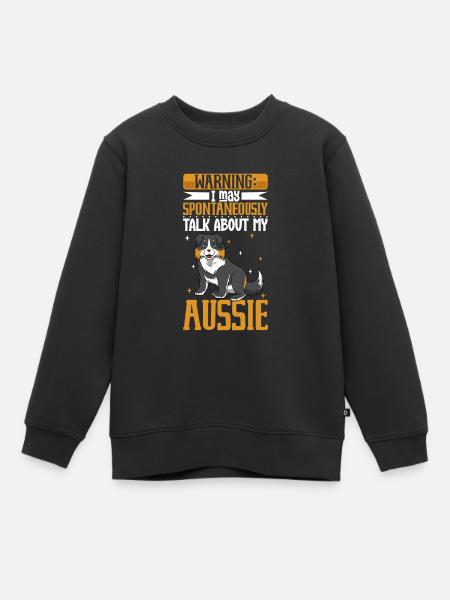 Amoureux du berger australien - Sweat Premium enfant bio - noir