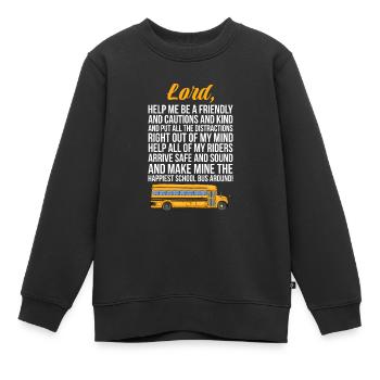 Chauffeur de bus Chauffeur de bus Bus Schuhlbus cadeau - Sweat Premium enfant bio - noir - Devant - AI Model Kid Female (0cm)