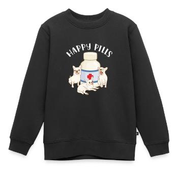 Chihuahua Hund Hundeschule Hundehalter Geschenk - Kinder Premium Organic Sweatshirt - Schwarz - Vorne - AI Model Kid Female (0cm)