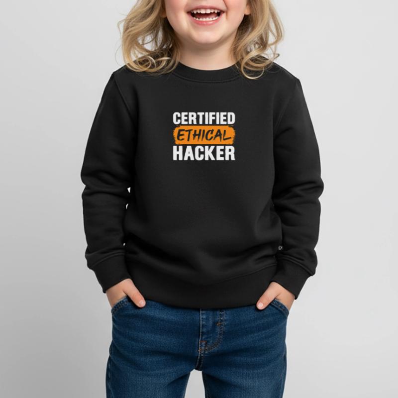 Hacker Coder Computerfreak Nerd Hacking Geschenk Kinder Premium Organic Sweatshirt