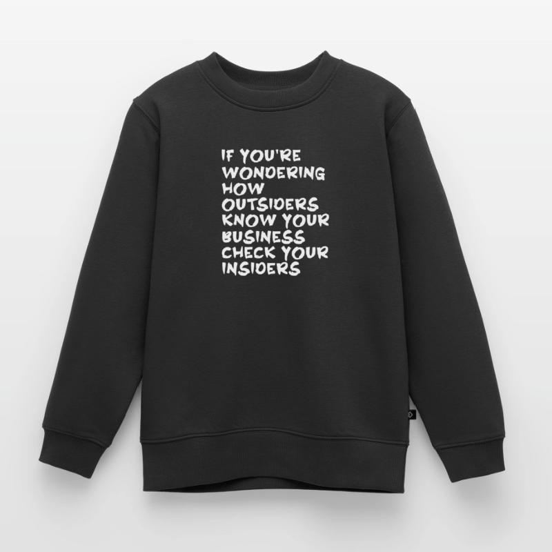 Hacker Coder Computerfreak Nerd Hacking Geschenk Kinder Premium Organic Sweatshirt