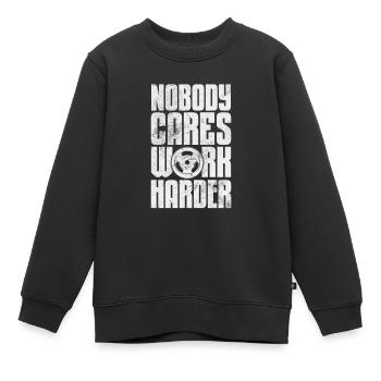 Bodybuilder - Kinder Premium Organic Sweatshirt - Schwarz - Vorne - AI Model Kid Female (0cm)