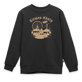 Kirmeskönig Jahrmarkt Volksfest Rummelplatz - Kinder Premium Organic Sweatshirt - Schwarz - Vorne - AI Model Kid Female (0cm)