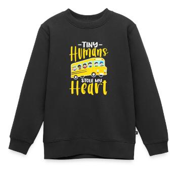 Chauffeur de bus Chauffeur de bus Bus Schuhlbus cadeau - Sweat Premium enfant bio - noir - Devant - AI Model Kid Female (0cm)