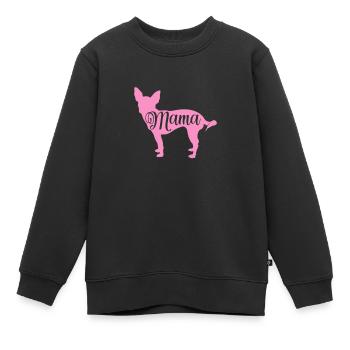 Chihuahua Hund Hundeschule Hundehalter Geschenk - Kinder Premium Organic Sweatshirt - Schwarz - Vorne - AI Model Kid Female (0cm)
