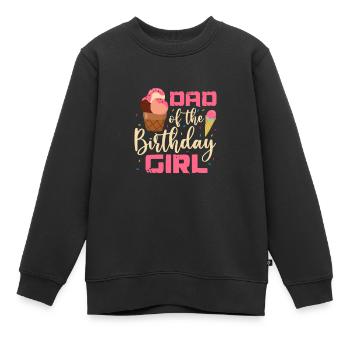 Eiscreme Eis Eiskrem Ice Cream Sommer Geschenk - Kinder Premium Organic Sweatshirt - Schwarz - Vorne - AI Model Kid Female (0cm)