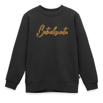 BWL Abschluss-Geschenk Betriebswirtin - Kinder Premium Organic Sweatshirt - Schwarz - Vorne - AI Model Kid Female (0cm)