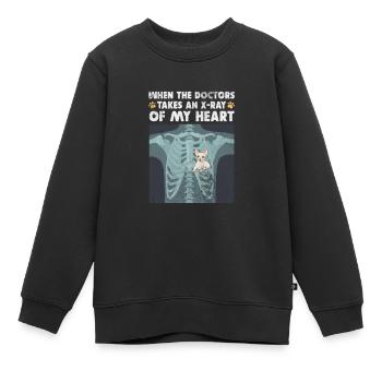 Chihuahua - Kinder Premium Organic Sweatshirt - Schwarz - Vorne - AI Model Kid Female (0cm)