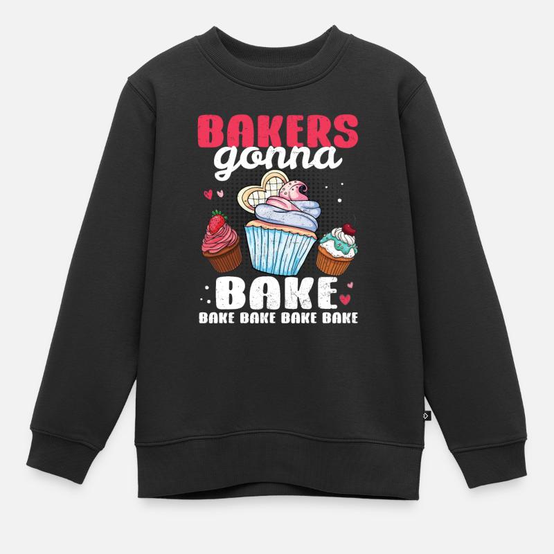Cupcake - Sweat Premium enfant bio - noir