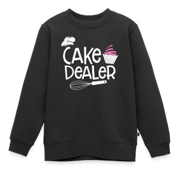 Cupcake - Sweat Premium enfant bio - noir - Devant - AI Model Kid Female (0cm)