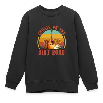 Country Music Countrymusic Geschenk - Kinder Premium Organic Sweatshirt - Schwarz - Vorne - AI Model Kid Female (0cm)