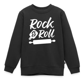 Bäcker Bäckerein Backwaren Backen Geschenk - Kinder Premium Organic Sweatshirt - Schwarz - Vorne - AI Model Kid Female (0cm)