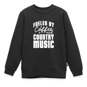 Country Music Countrymusic Geschenk - Kinder Premium Organic Sweatshirt - Schwarz - Vorne - AI Model Kid Female (0cm)