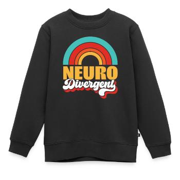 Autismus Awareness Day Autist Geschenk - Kinder Premium Organic Sweatshirt - Schwarz - Vorne - AI Model Kid Female (0cm)
