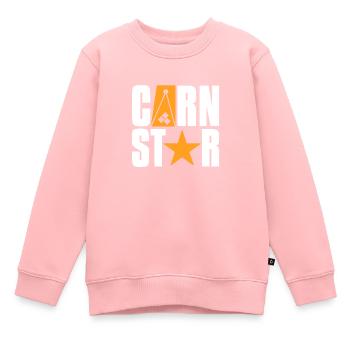 Cornhole Beanbag Sackloch Geschenk - Kinder Premium Organic Sweatshirt - Rosa - Vorne - AI Model Kid Female (0cm)