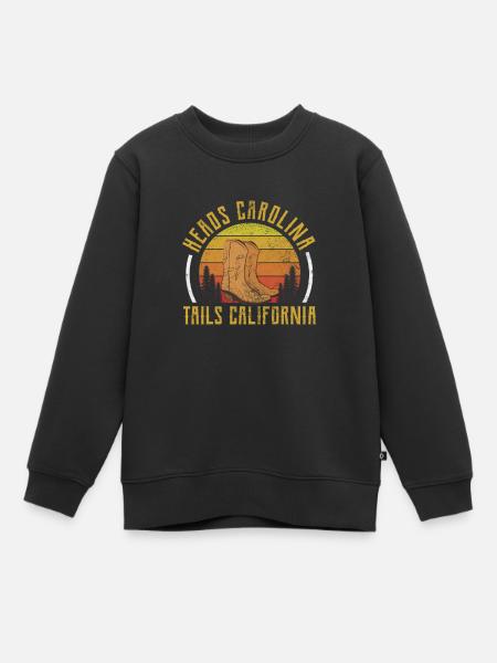 Country - Kinder Premium Organic Sweatshirt - Schwarz
