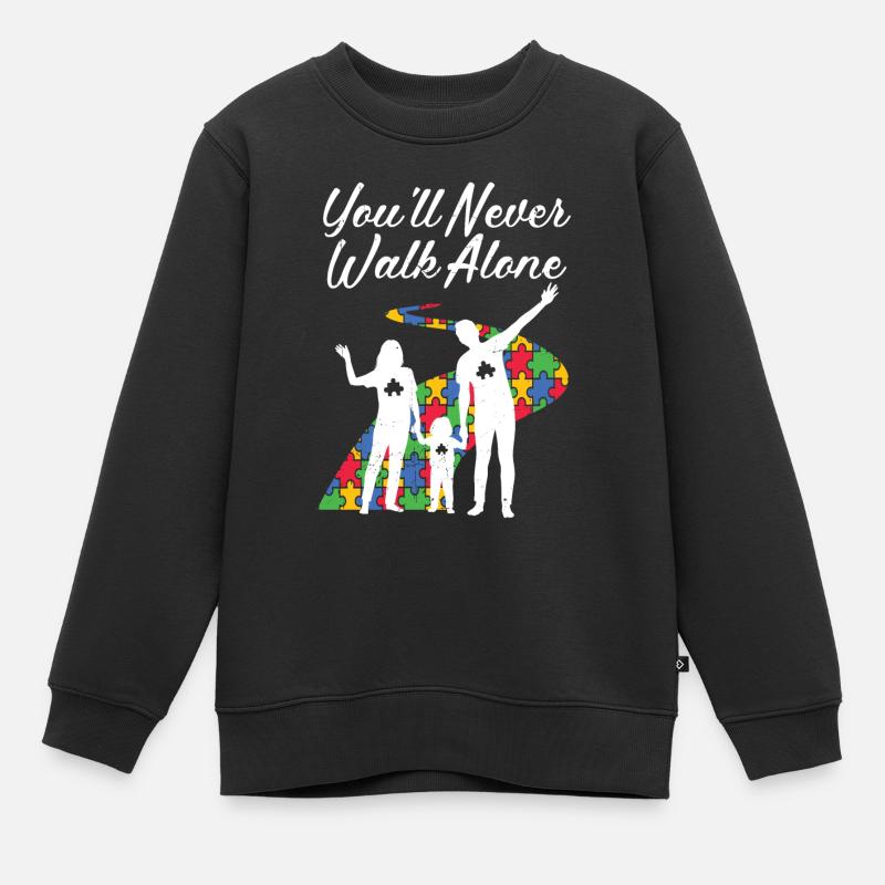 Autismus - Kinder Premium Organic Sweatshirt - Schwarz