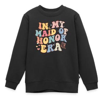 Junggesellin - Kinder Premium Organic Sweatshirt - Schwarz - Vorne - AI Model Kid Female (0cm)
