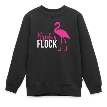 Junggesellin - Kinder Premium Organic Sweatshirt - Schwarz - Vorne - AI Model Kid Female (0cm)