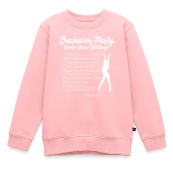 Enterrement de vie de garçon - Sweat Premium enfant bio - rose - Devant - AI Model Kid Female (0cm)