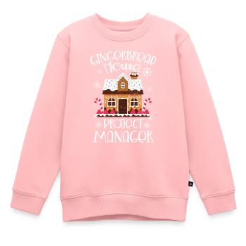 Bäcker - Kinder Premium Organic Sweatshirt - Rosa - Vorne - AI Model Kid Female (0cm)