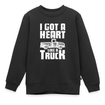 Country Music Countrymusic Geschenk - Kinder Premium Organic Sweatshirt - Schwarz - Vorne - AI Model Kid Female (0cm)