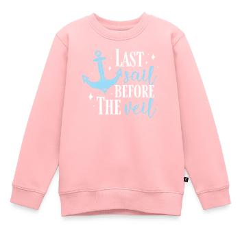 Enterrement de vie de garçon - Sweat Premium enfant bio - rose - Devant - AI Model Kid Female (0cm)