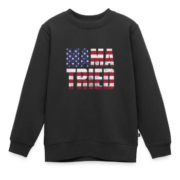 Pays - Sweat Premium enfant bio - noir - Devant - AI Model Kid Female (0cm)