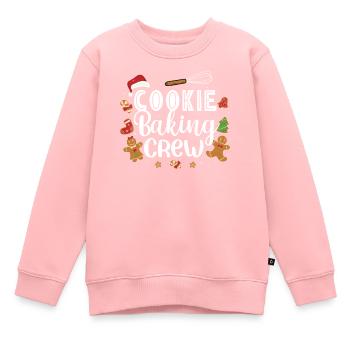 Bäcker - Kinder Premium Organic Sweatshirt - Rosa - Vorne - AI Model Kid Female (0cm)
