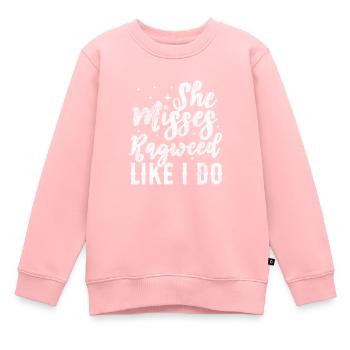 Pays - Sweat Premium enfant bio - rose - Devant - AI Model Kid Female (0cm)