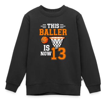 Teenager Teenie Teen Teens Teeny Geschenk - Kinder Premium Organic Sweatshirt - Schwarz - Vorne - AI Model Kid Female (0cm)