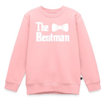 Enterrement de vie de garçon - Sweat Premium enfant bio - rose - Devant - AI Model Kid Female (0cm)