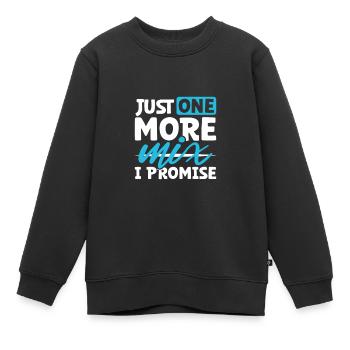 Nur noch ein Mix - Sound Engineer - Kinder Premium Organic Sweatshirt - Schwarz - Vorne - AI Model Kid Female (0cm)