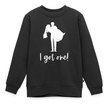 Junggeselle Jungesellenabschied - Kinder Premium Organic Sweatshirt - Schwarz - Vorne - AI Model Kid Female (0cm)