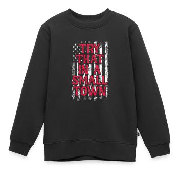 Country Music Countrymusic Geschenk - Kinder Premium Organic Sweatshirt - Schwarz - Vorne - AI Model Kid Female (0cm)