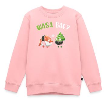 Sushi Essen Japan Nigiri Geschenk - Kinder Premium Organic Sweatshirt - Rosa - Vorne - AI Model Kid Female (0cm)