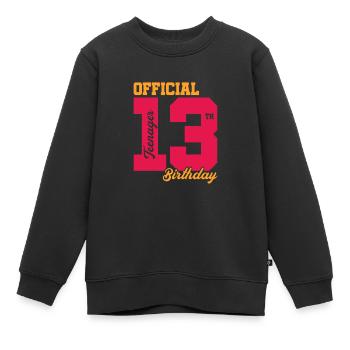 Teenager Teenie Teen Teens Teeny Geschenk - Kinder Premium Organic Sweatshirt - Schwarz - Vorne - AI Model Kid Female (0cm)