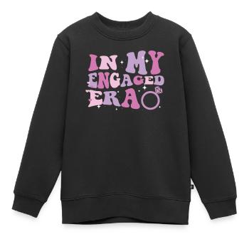 Junggesellin Jungesellinnenabschied Braut - Kinder Premium Organic Sweatshirt - Schwarz - Vorne - AI Model Kid Female (0cm)