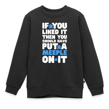 Jeux de société Jeux de société Jeux de soirée Jeux Cadeau - Sweat Premium enfant bio - noir - Devant - AI Model Kid Female (0cm)
