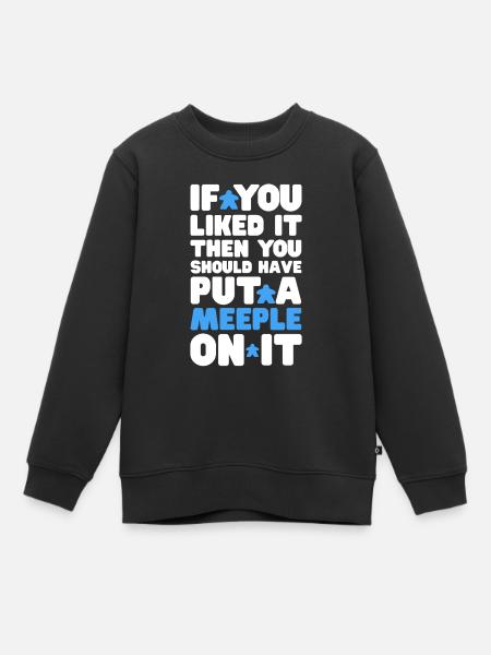 Brettspiel Brettspiele Spieleabend Spiele Geschenk - Kinder Premium Organic Sweatshirt - Schwarz