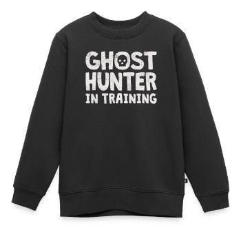 Ghost Hunter Paranormal Investigator Geisterjagd - Kinder Premium Organic Sweatshirt - Schwarz - Vorne - AI Model Kid Female (0cm)