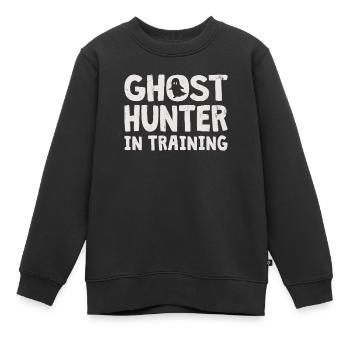Ghost Hunter Paranormal Investigator Geisterjagd - Kinder Premium Organic Sweatshirt - Schwarz - Vorne - AI Model Kid Female (0cm)
