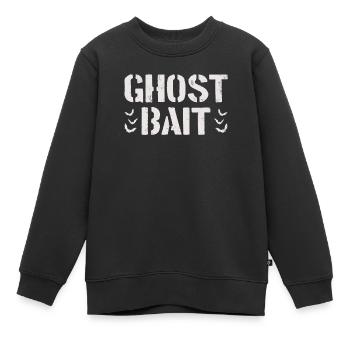 Geisterköder Paranormal Investigator Geisterjagd - Kinder Premium Organic Sweatshirt - Schwarz - Vorne - AI Model Kid Female (0cm)