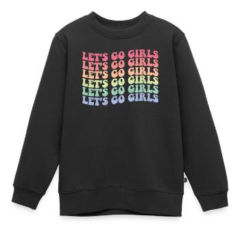 Junggesellin - Kinder Premium Organic Sweatshirt - Schwarz - Vorne - AI Model Kid Female (0cm)