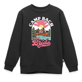 Junggesellin Jungesellinnenabschied Braut - Kinder Premium Organic Sweatshirt - Schwarz - Vorne - AI Model Kid Female (0cm)