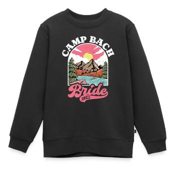 Junggesellin - Kinder Premium Organic Sweatshirt - Schwarz - Vorne - AI Model Kid Female (0cm)