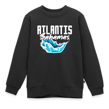 Bahamas Île des Caraïbes Cadeau d’été de l’Atlantique - Sweat Premium enfant bio - noir - Devant - AI Model Kid Female (0cm)