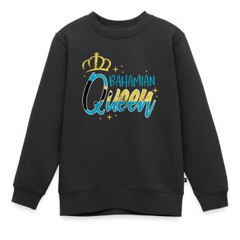 Bahamas - Sweat Premium enfant bio - noir - Devant - AI Model Kid Female (0cm)