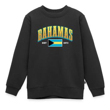 Bahamas Île des Caraïbes Cadeau d’été de l’Atlantique - Sweat Premium enfant bio - noir - Devant - AI Model Kid Female (0cm)